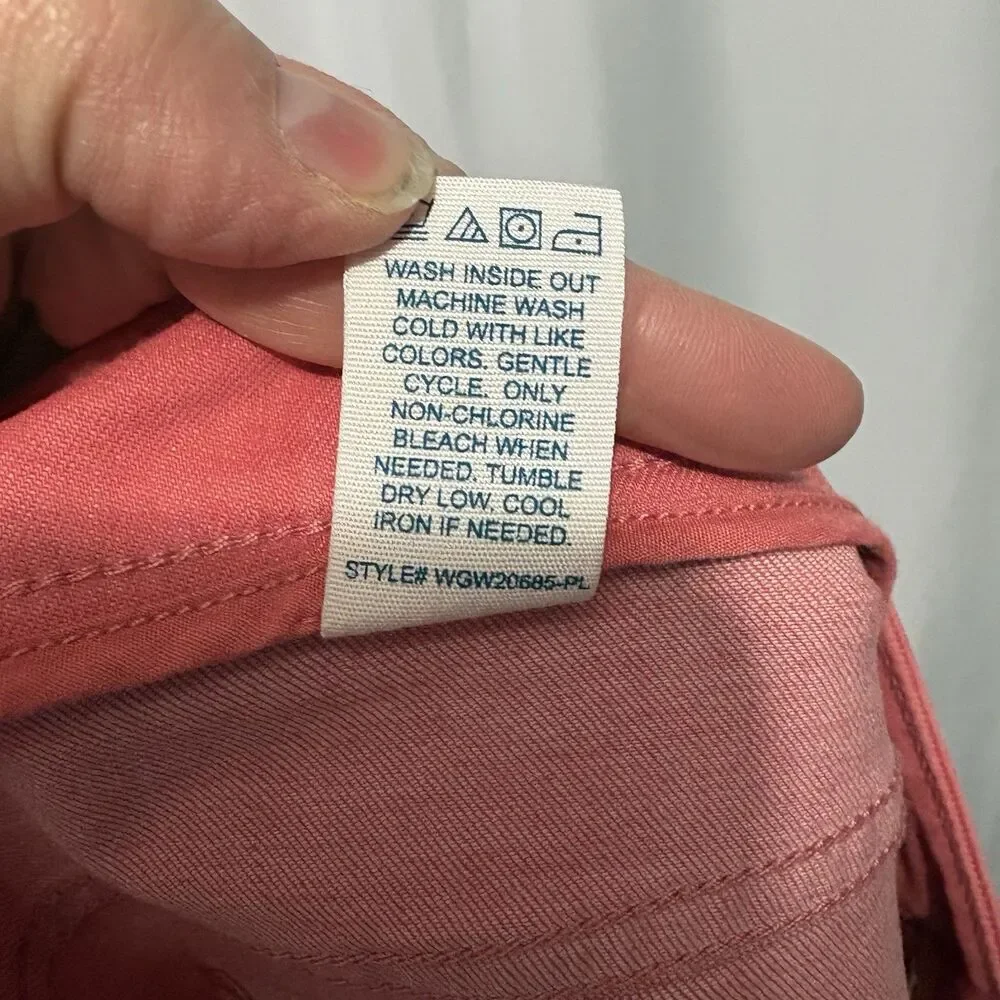 MARKET & SPRUCE StitchFix Dark Pink Dylan High Rise Garment Dye Short Womens 24W